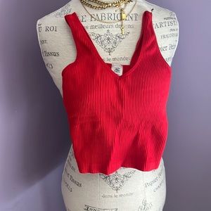 Padded Red tank